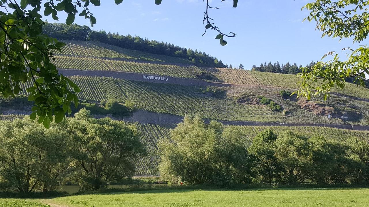 Ferienwohnung Altes Pfarrhaus Mit Flair Und Moselblick Brauneberg Eksteriør billede